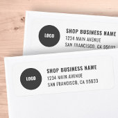 Moderne Business Logo-mailadres Etiket