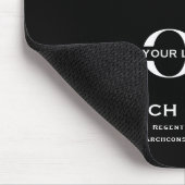 Moderne Business Logo Mousepad met contactgegevens Muismat (Hoek)