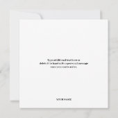Moderne Business Logo Promotie Stationery Notitiekaartje (Achterkant)
