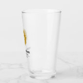 Moderne Business Promotie Custom Logo Pint Glass Glas (Links)