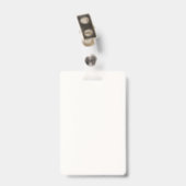 Moderne Business Staff Employee ID-badge Badge (Achterkant met clip)
