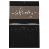 Moderne Business Voljaarskalender 2024 Kalender (Feb 2027)