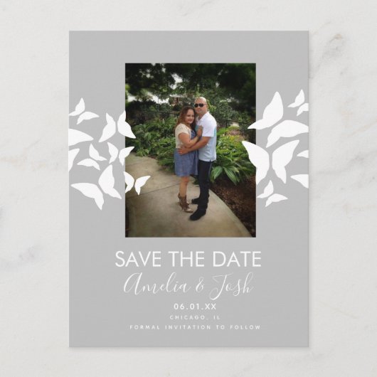 Moderne Butterflies sparen het Briefkaart van de F (Voorkant)