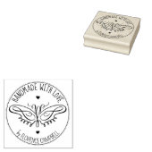 Moderne Butterfly Custom Handmade with love, Rubberstempel (Gestempeld)