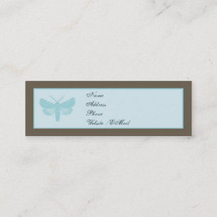 Moderne Butterfly Skinny Calling / Visitekaartje Contactkaartje