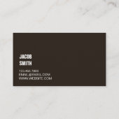 Moderne CABINETS EN TEGENSTAPPEN Bouw Kaart Visitekaartje (Achterkant)