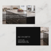 Moderne CABINETS- EN TEGENSTAPPEN-bouwkaart Visitekaartje (Voorkant / Achterkant)