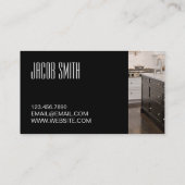 Moderne CABINETS- EN TEGENSTAPPEN-bouwkaart Visitekaartje (Achterkant)