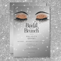 Moderne cacao bruin glam ogen bruids brunch