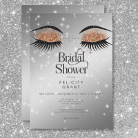 Moderne Cacao Bruine Glam Ogen Bruidsfeest