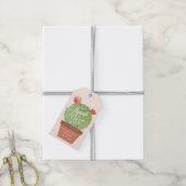 Moderne Cactus Baby Shower Bedank Je Favor Cadeaulabel (Met Touw)