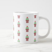 Moderne Cactus in Pot Simpel Grote Koffiekop (Rechts)