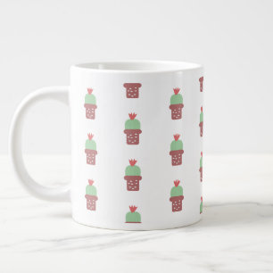 Moderne Cactus in Pot Simpel Grote Koffiekop