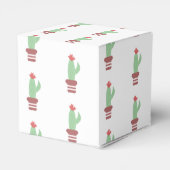 Moderne Cactus Plant Verjaardagsfeest Dank Je Bedankdoosjes (Achterkant)