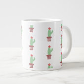 Moderne Cactus Potplant Eenvoudig Grote Koffiekop (Voorkant rechts)