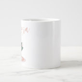 Moderne Cactus Stekelige Naam Grote Koffiekop (Voorkant)