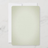 Moderne Cactus Succulent Gouden Hart Bruidsdouche Kaart (Achterkant)