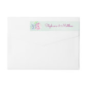 Moderne Cactus Succulenten Bloemen Bladgroen Bruil (Achterkant)