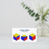 Moderne CAD-ontwerper | animator | 3D Modeler Visitekaartje (Staand voorkant)