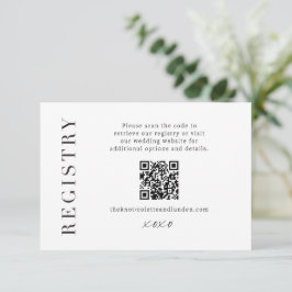 Moderne cadeau registratie bijlage Huwelijk Scan Q