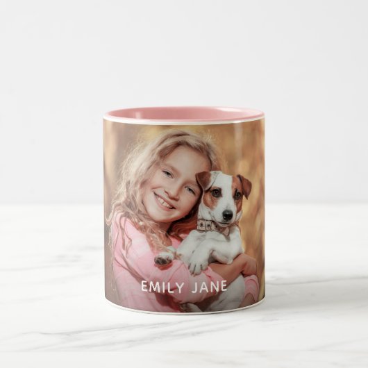 Moderne Cadeaubon Mok foto (Center)