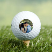 Moderne Cadeaubon Valentijnsdag met aangepast foto Golfballen (Insitu Shirt)