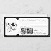 Moderne cadeaubon voor schoonheidssalon (Achterkant)