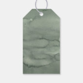 Moderne cadeaukaartjes waterverf bruiloft. cadeaulabel (Achterkant)