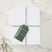 Moderne cadeaukaartjes waterverf bruiloft. cadeaulabel (Met Touw)