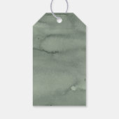 Moderne cadeaukaartjes waterverf bruiloft. cadeaulabel (Achterkant)