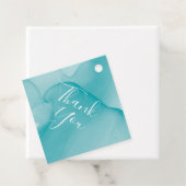 Moderne cadeautag voor babyfeestje bedankjes labels (In situ)