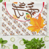 Moderne cadeauThanksgiving Beste Theedoek (Gevouwen)