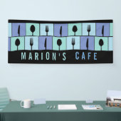 Moderne cafe Restaurant Food Utils Custom Banner (Beurs)