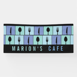 Moderne cafe Restaurant Food Utils Custom Banner