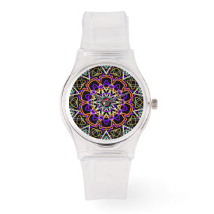 Moderne caleidoscoop horloge