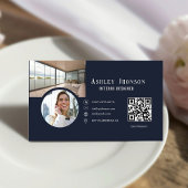 Moderne Calligrafie Huis Decor Interieur Designer Visitekaartje