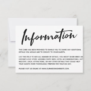 Moderne Calligrafie-informatie Gold Striped Back RSVP Kaartje