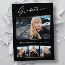 Moderne Calligrafie inkt Script 4 Foto Afstuderen