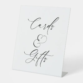 Moderne Calligrafie Kaarten & Cadeaus Trouw Podium Reclamebord Met Voetstuk