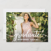 Moderne Calligrafie Script 4 Fotogradatie Partij Kaart (Voorkant)