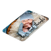 Moderne Calligrafie Script Nieuwe babyliefde en Be Magneet (Linkerzijde)