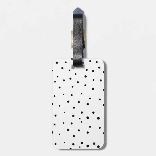  Moderne Calligrafietebride - Aangepast Bagagelabel (Achterkant verticaal)