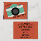 Moderne camera fotografie visitekaartje (Voorkant / Achterkant)