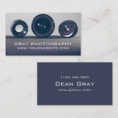 Moderne camera fotografie visitekaartje (Voorkant / Achterkant)