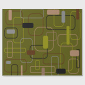 Moderne Camouflage midden-eeuw Cadeaupapier (Vlak)