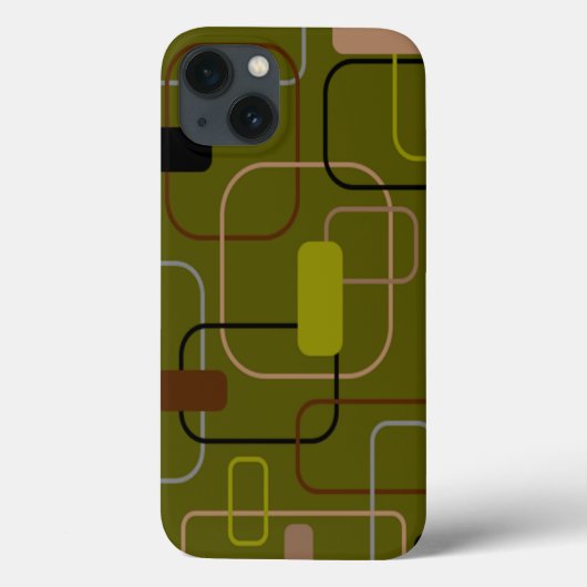 Moderne Camouflage midden-eeuw Case-Mate iPhone Case (Achterkant)
