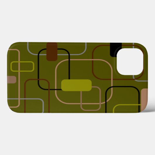 Moderne Camouflage midden-eeuw Case-Mate iPhone Case (Achterkant (horizontaal))