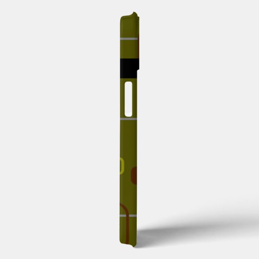 Moderne Camouflage midden-eeuw Case-Mate iPhone Case (Achterkant / Rechts)