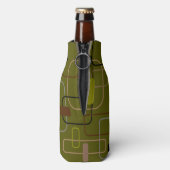 Moderne Camouflage midden-eeuw Flesjeskoeler (Fles Achterkant)