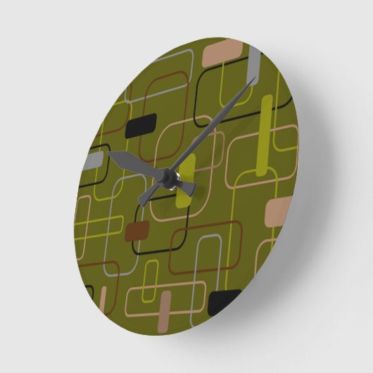 Moderne Camouflage midden-eeuw Ronde Klok (Hoek)